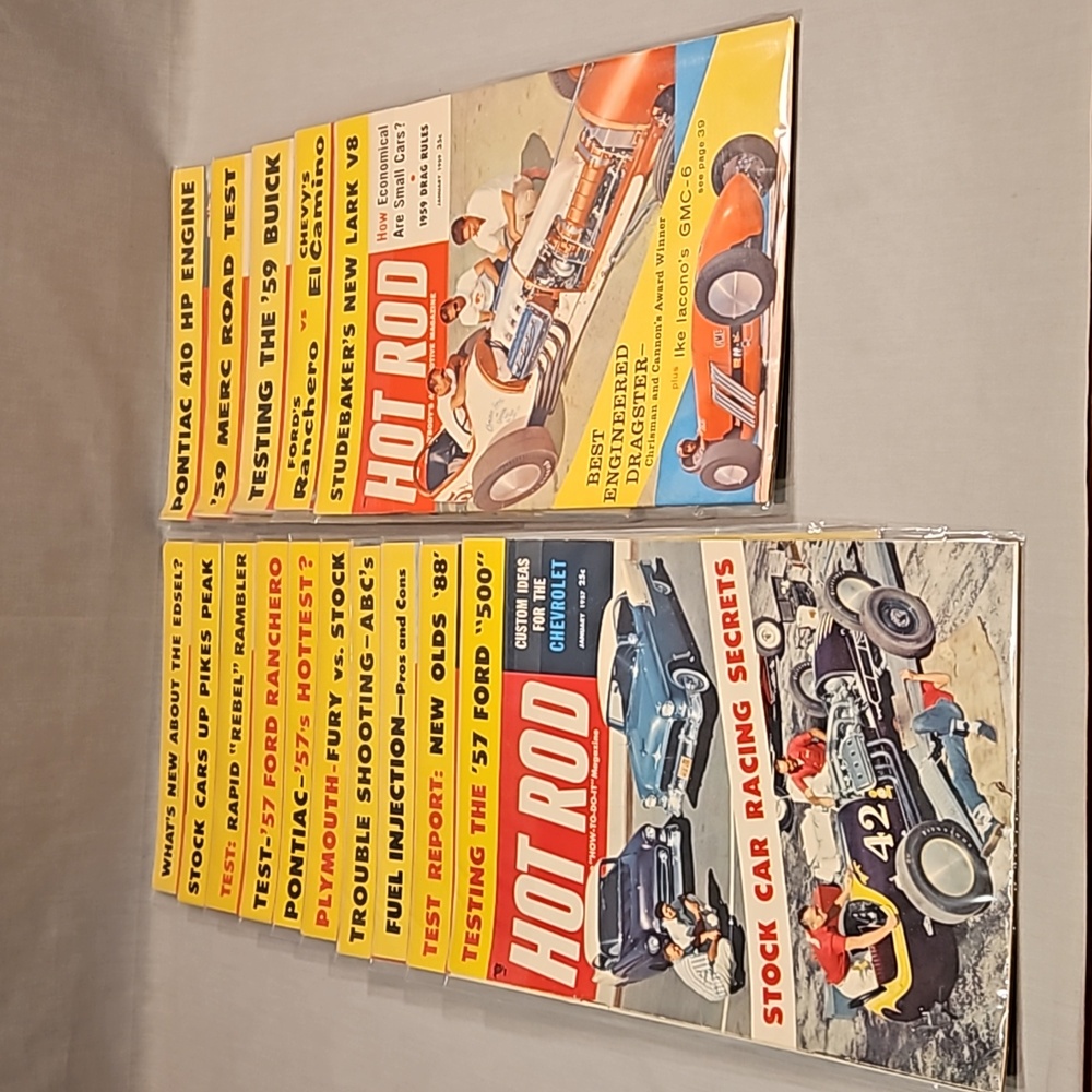 1957 & 1959 Hot Rod Magazine Lot